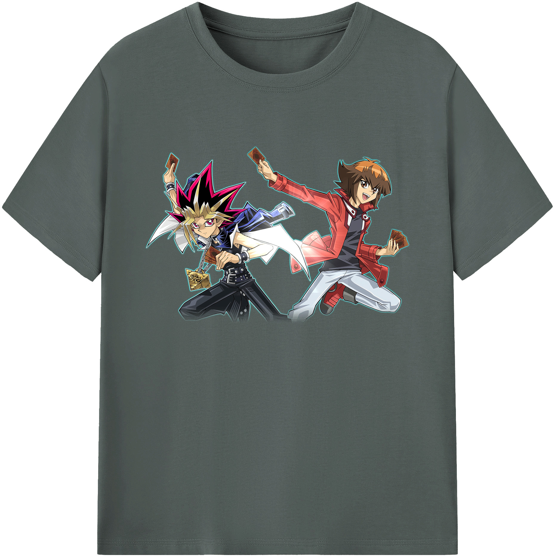 （画像用） 遊☆戯☆王 Yu-Gi-Oh! 綿100％ メンズ半袖Tシャツ｜肌触りやわらか＆通気性
